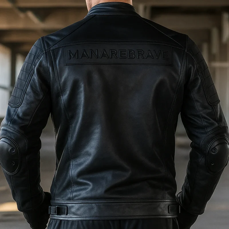 Tactical Leather Motorcycle Jacket