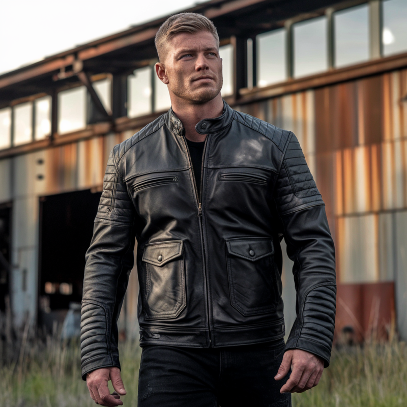 The Battle-Tested Premium Leather Jacket for Men