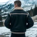 The Ice Cold Rebel Shearling Lined Leather Jacket