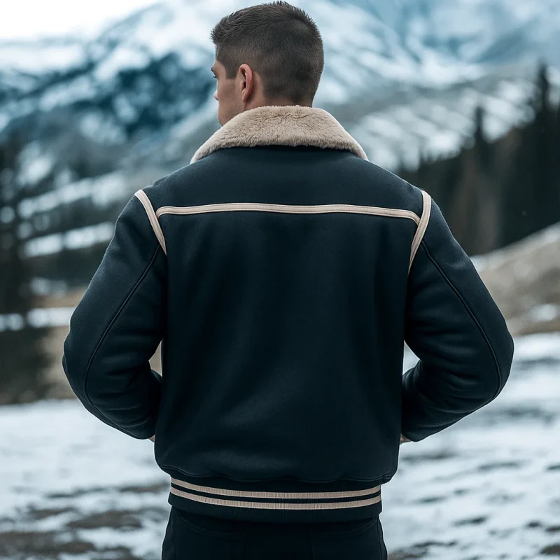 The Ice Cold Rebel Shearling Lined Leather Jacket