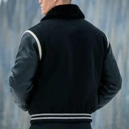 The Ice-Cold Rebel Winter Varsity Jacket for Men
