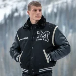 The Ice-Cold Rebel – Winter Varsity Jacket for Men