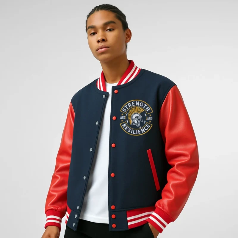 Men’s Strength & Resilience Varsity Jacket