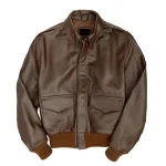 A2 Flight WW2 Government Issue Leather Jacket by man are brave