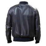 Men’s Black Cafe Racer Leather Motorcycle Jacket for Riders by man are brave