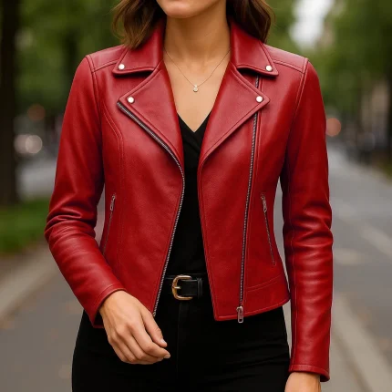 The Crimson Edge Jacket by Man Are Brave