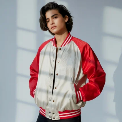The Redline Vex Bomber Jacket by man are brave