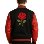 The Rose Emissary Varsity Jacket by Man Are Brave