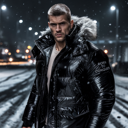 The Storm Guardian – Heavy-Duty Puffer Jacket: Conquer the Cold in Style