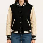 Classic Varsity Letterman Jacket for Women