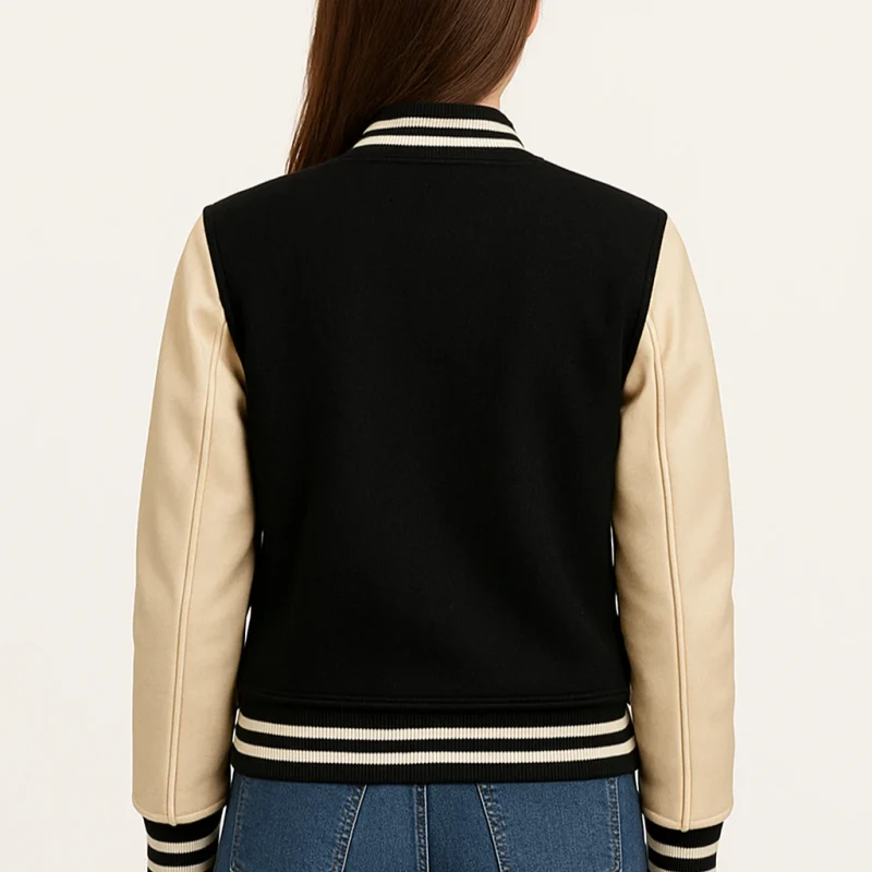 Classic Varsity Letterman Jacket for Women