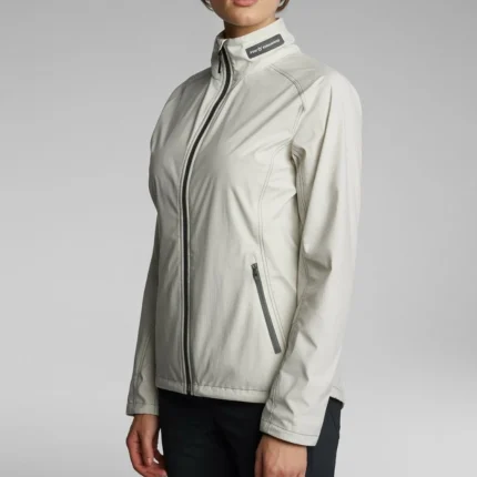 Women's Lightweight Windbreaker Jacket in Off-White