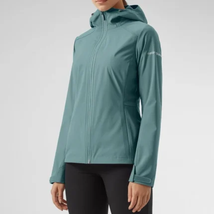 Women's Water-Resistant Hooded Softshell Jacket